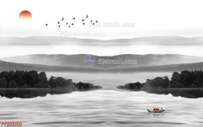 Hình ảnh file gốc File in tranh tường 3D FT202509 cho in UV