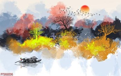 File tranh in tráng gương File in tranh tường 3D FT202536 (siêu nét)