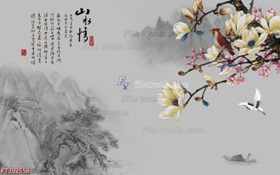 Download file File in tranh tường 3D FT202558 (gốc) in mica bàn thờ