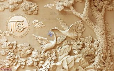 File gốc File in tranh tường 3D FT202625 (cho in UV) siêu nét