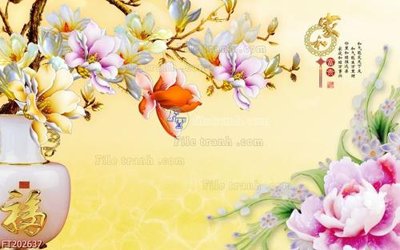 File gốc File in tranh tường 3D FT202637 (thiết kế) độc quyền