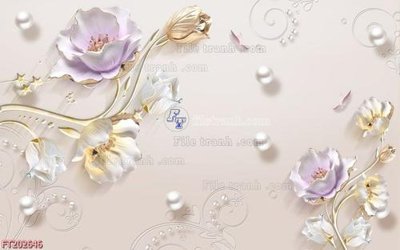 File tranh in trần File in tranh tường 3D FT202646 (ảnh gốc siêu nét)