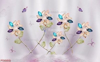 File PSD File in tranh tường 3D FT202648 (bản gốc) cho nhà in