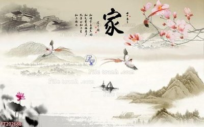 Tải file gốc in lụa File in tranh tường 3D FT202688 siêu nét