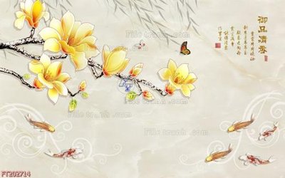 File gốc File in tranh tường 3D FT202714 (in lụa) họa tiết 3D