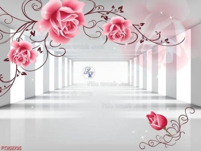 File ảnh File in tranh tường 3D FT202795 (gốc) in decal dán tường