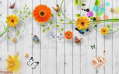 File tranh trang trí File in tranh tường 3D FT202798 (tải file gốc)