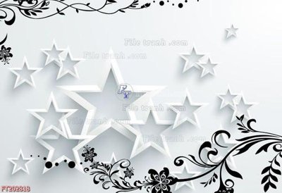 File gốc File in tranh tường 3D FT202818 cho in ấn và thiết kế