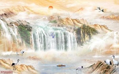 File tranh gốc File in tranh tường 3D FT202825 (bản đẹp) độc quyền