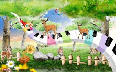 File gốc File in tranh tường 3D FT202883 (ảnh chi tiết) để in lụa