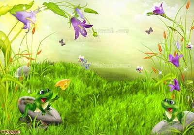 Ảnh gốc File in tranh tường 3D FT202884 (nét căng) in mica