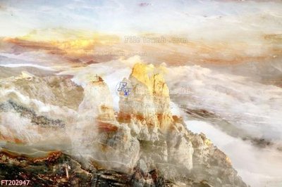 Ảnh gốc file in lụa File in tranh tường 3D FT202947 chi tiết