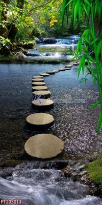 File gốc in ấn File in tranh tường 3D FT203013 độ phân giải cao