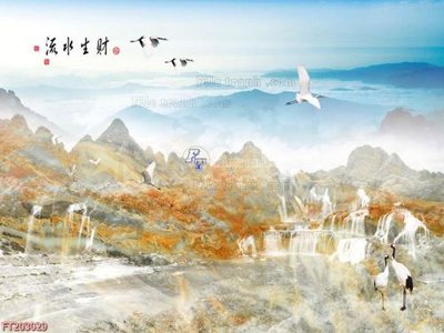 File ảnh File in tranh tường 3D FT203029 (gốc) cho trang trí nội thất