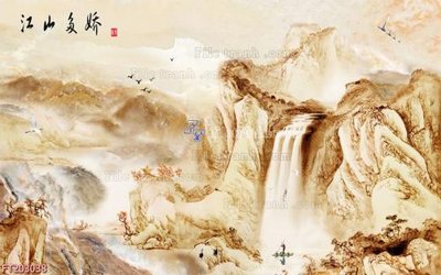 File tranh gốc File in tranh tường 3D FT203038 (bản đẹp) độc quyền