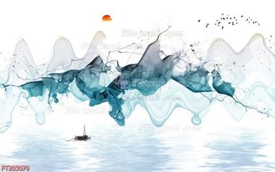 Download file File in tranh tường 3D FT203070 (gốc) in mica bàn thờ