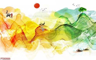 File in lụa File in tranh tường 3D FT203090 (hoa văn) File in tranh tường 3D FT203090