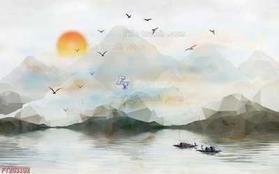 Tải về hình ảnh gốc File in tranh tường 3D FT203102 sắc nét