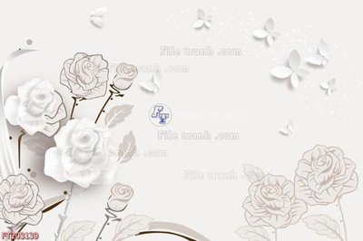 File gốc File in tranh tường 3D FT203139 (in mica) trang trí