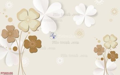 File tranh File in tranh tường 3D FT203166 (gốc) chủ đề động vật