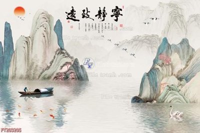 File in lụa File in tranh tường 3D FT203205 (hoa văn) File in tranh tường 3D FT203205