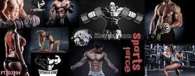 File in trần File in tranh tường 3D FT203294 (bản gốc) mây trời