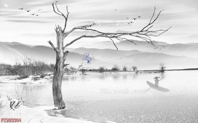 File tranh File in tranh tường 3D FT203304 (file gốc) chuẩn màu in