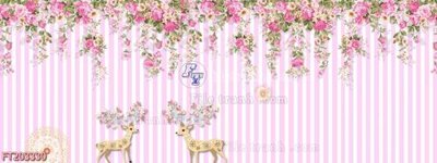 File ảnh File in tranh tường 3D FT203330 (gốc) trang trí khách sạn