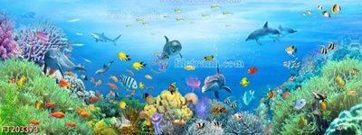 File gốc in ấn File in tranh tường 3D FT203373 chuẩn màu CMYK