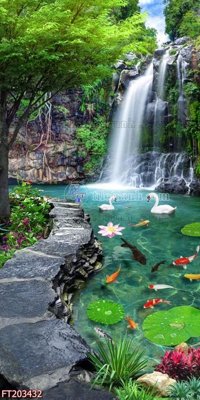 File in ấn File in tranh tường 3D FT203432 (bản gốc) sắc nét