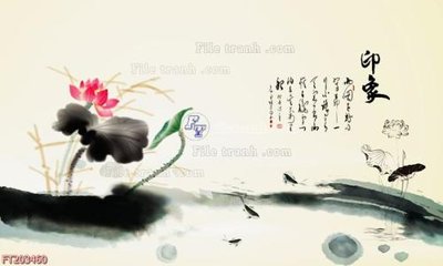 File tranh File in tranh tường 3D FT203460 (gốc) chủ đề thiên nhiên