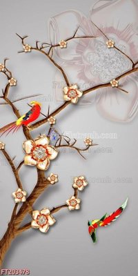 File gốc File in tranh tường 3D FT203478 (phiên bản chuẩn) để in ấn