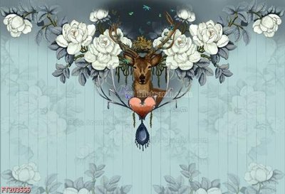 Download file File in tranh tường 3D FT203556 (chuẩn in) File in tranh tường 3D FT203556