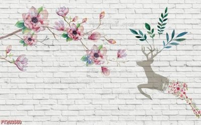 File PSD File in tranh tường 3D FT203560 (gốc) nhiều lớp (multi-layer)