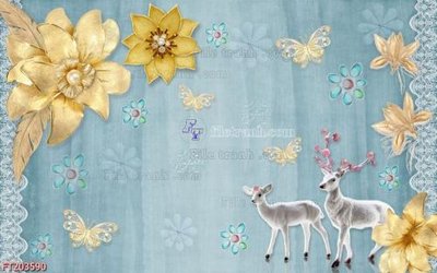 File tranh gốc File in tranh tường 3D FT203590 (bản quyền) độc đáo