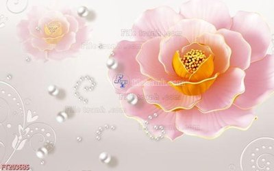 File PSD File in tranh tường 3D FT203685 (bản gốc) cho nhà in