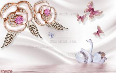 File PSD File in tranh tường 3D FT203720 (bản gốc) độ phân giải cao