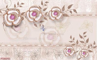 File gốc in ấn File in tranh tường 3D FT203721 chuẩn màu CMYK