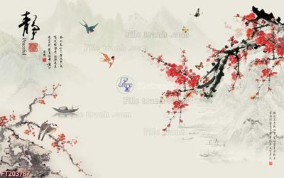 File gốc File in tranh tường 3D FT203787 (cho in 3D) độc đáo