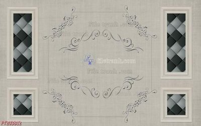 Tải file tranh gốc File in tranh tường 3D FT203812 chất lượng cao