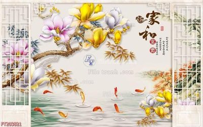 Tải file PSD File in tranh tường 3D FT203821 (nguyên layer) để in