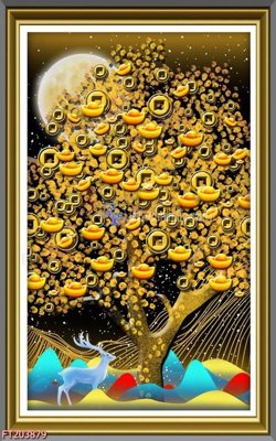 File tranh gốc File in tranh tường 3D FT203879 (bản quyền) độc đáo