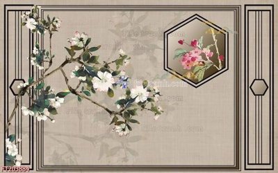 Ảnh mô tả file gốc in mica File in tranh tường 3D FT203884