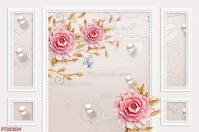 Ảnh gốc File in tranh tường 3D FT203924 (độ nét cao) in tráng gương