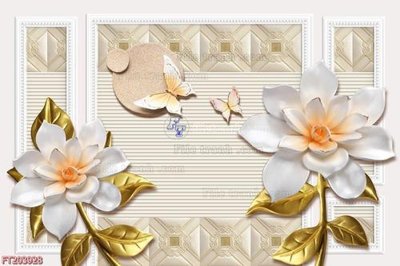 File PSD File in tranh tường 3D FT203928 (gốc) nhiều lớp (multi-layer)