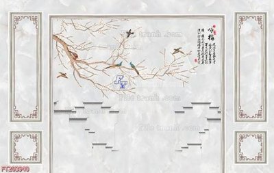 File in ấn cao cấp File in tranh tường 3D FT203940 (file gốc)