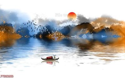 File gốc File in tranh tường 3D FT203950 (PSD/TIFF) độ phân giải cao