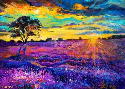 File tranh File in tranh tường 3D FT203953 (gốc) chủ đề thiên nhiên