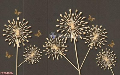 File gốc File in tranh tường 3D FT204026 cho in ấn và thiết kế