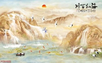 File gốc File in tranh tường 3D FT204066 (phong cách) châu Âu